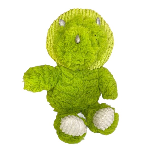 Animal Adventure Green Triceratops  Dinosaur Plush 9" Stuffed Animal Toy 2020 - Picture 3 of 12